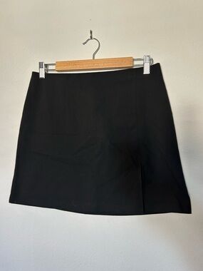 Aritzia Black Mini Skirt with Clean A-Line